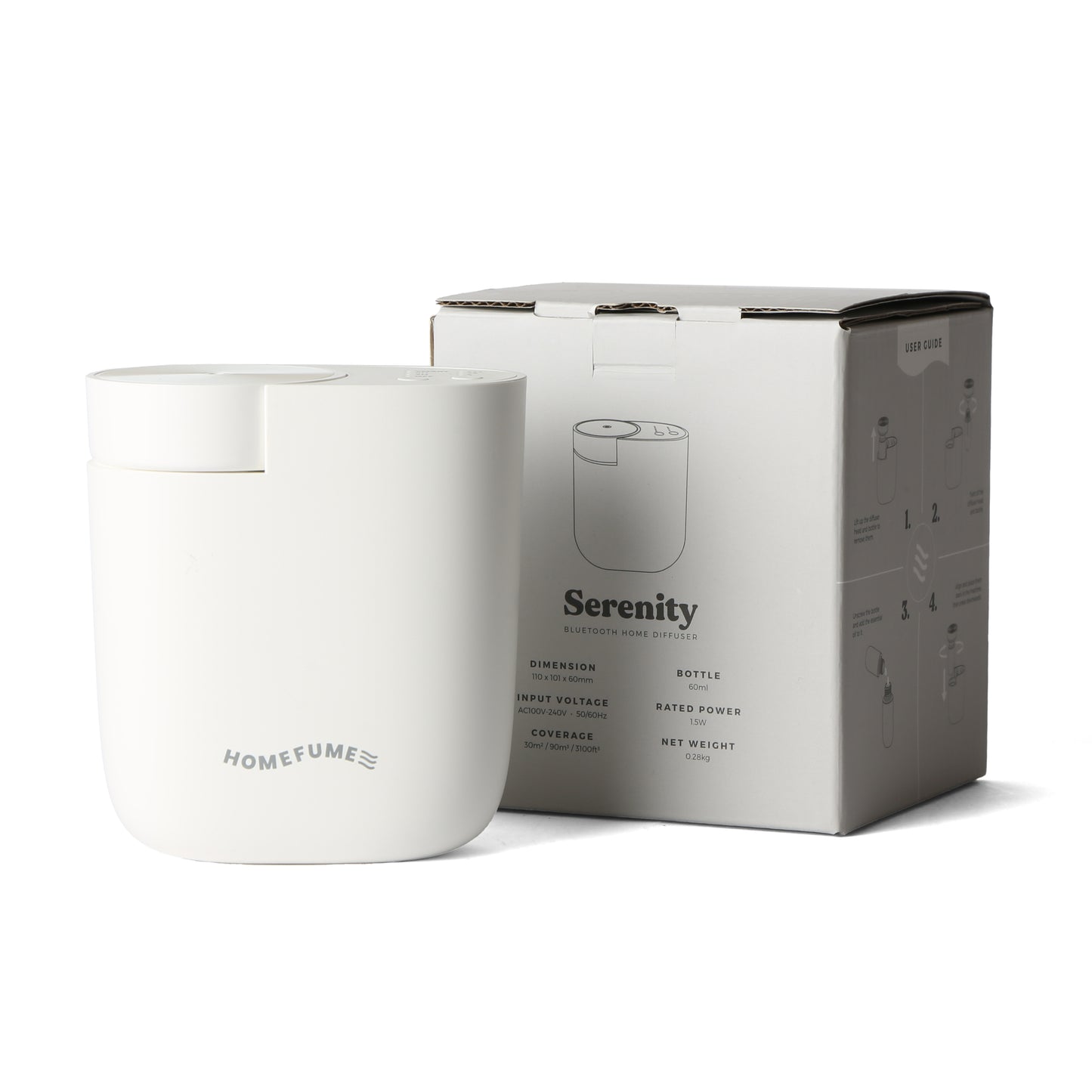 Serenity Bluetooth Diffuser (Pack of 3 + 3 Refills)