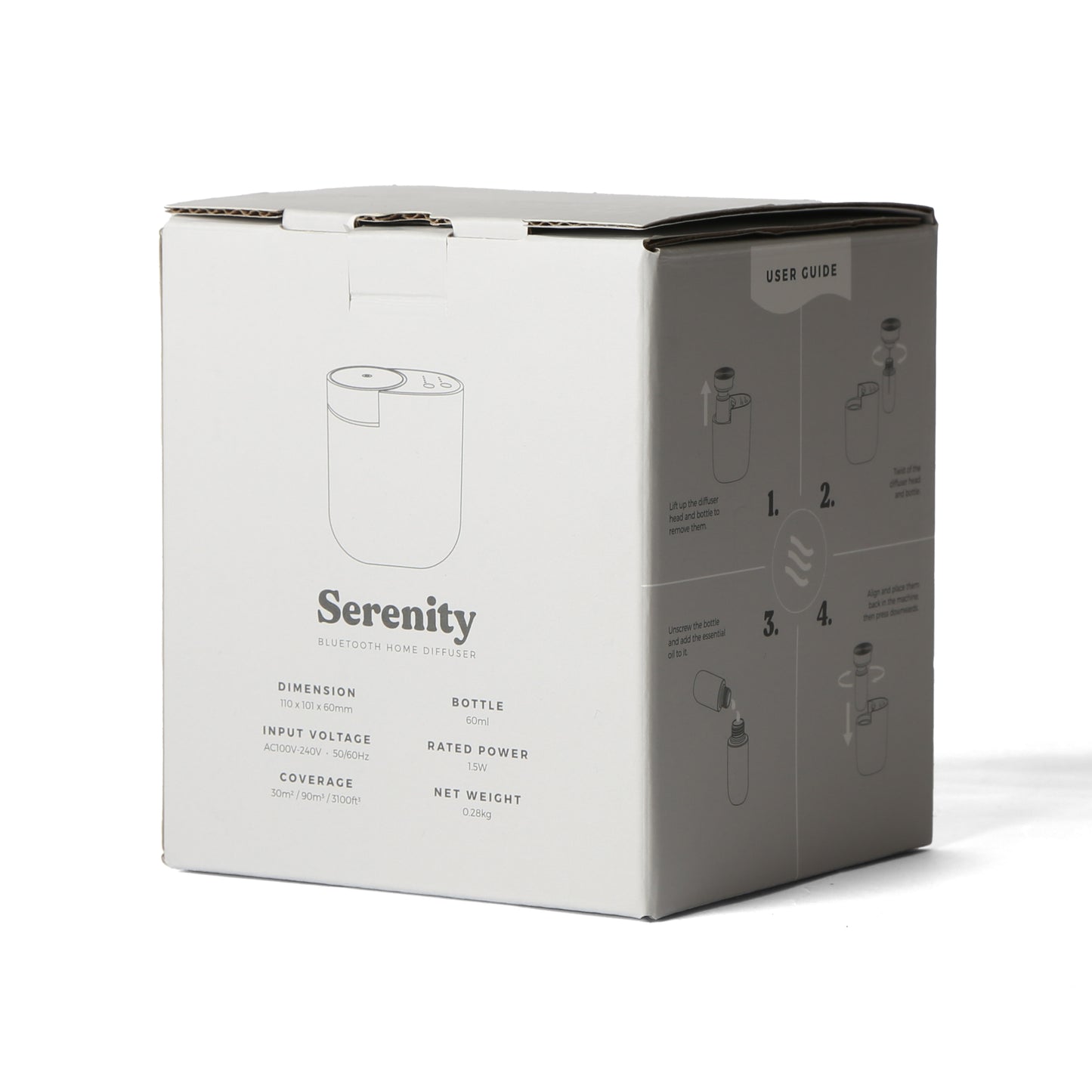 Serenity Bluetooth Diffuser (Pack of 3 + 3 Refills)